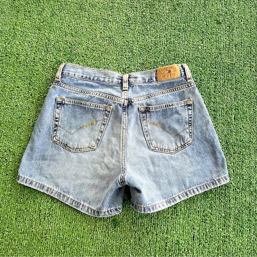 Tommy❤️Jeans Vintage Y2K Denim Shorty Shorts XS